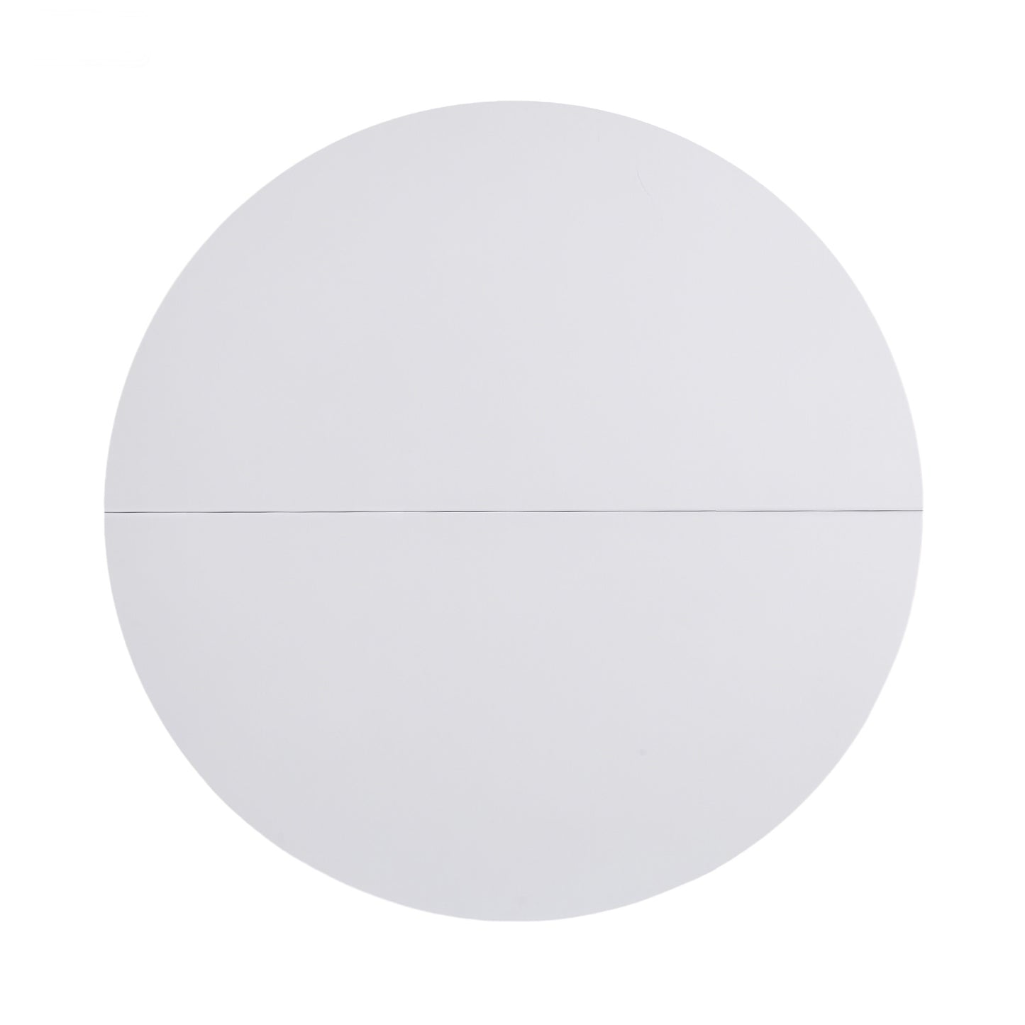Matte White Mid-Century Dining Table - 4-6 People