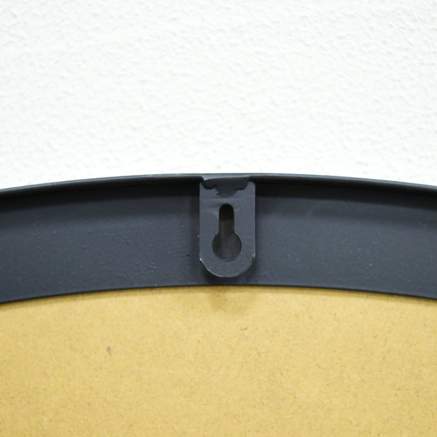 36 Inch Black and White Wall Mirror - Industrial Style