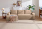 Cloud Sectional Couch with L-Shape Chaise,Modern Modular Sofa with Deep Seat, Upholstered Couches for Living Room Bedroom,No Assembly Required, (Corduroy Fabric),Camel