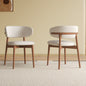Mid-Century Modern wood feet Dining Chair (Set of 2) – Stylish Wooden Chairs for Dining Room, Kitchen, or Living Room, Comfortable & Durable, Easy to Assemble (old sku W509P316122)
