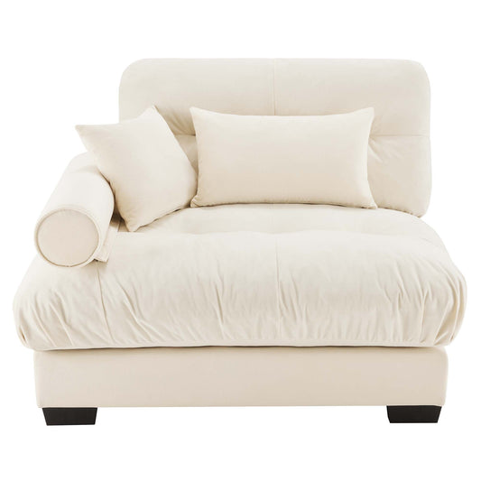 Milano Sofa LSF W/3 pillows - Cream