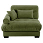 Milano Sofa LSF W/3 pillows - green