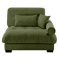 Milano Sofa RSF W/3 pillows - Olive green
