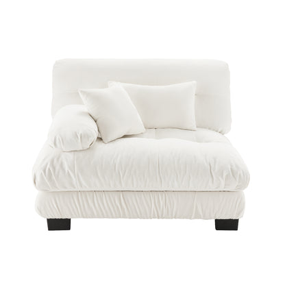 27 Sofa LSF W/2 pillows -White