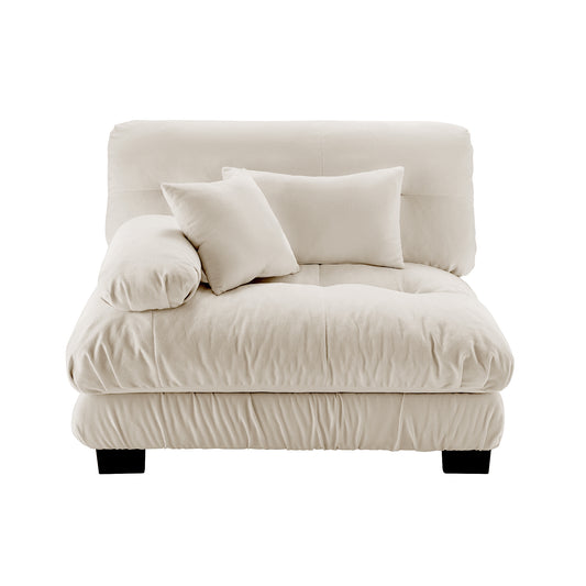 27 Sofa LSF W/2 pillows -Light Coffee