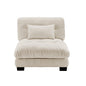 Pariss Armless Sofa W/1 pillow - Light Coffee