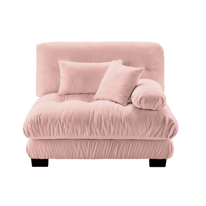 Pariss Sofa RSF W/2 pillows - Pink