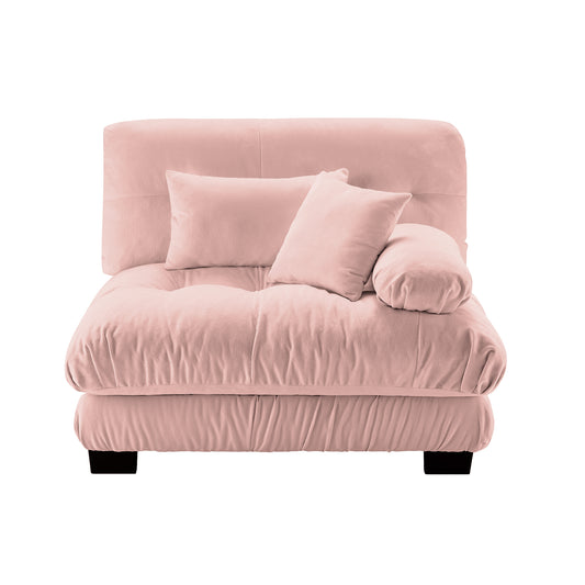 Pariss Sofa RSF W/2 pillows - Pink