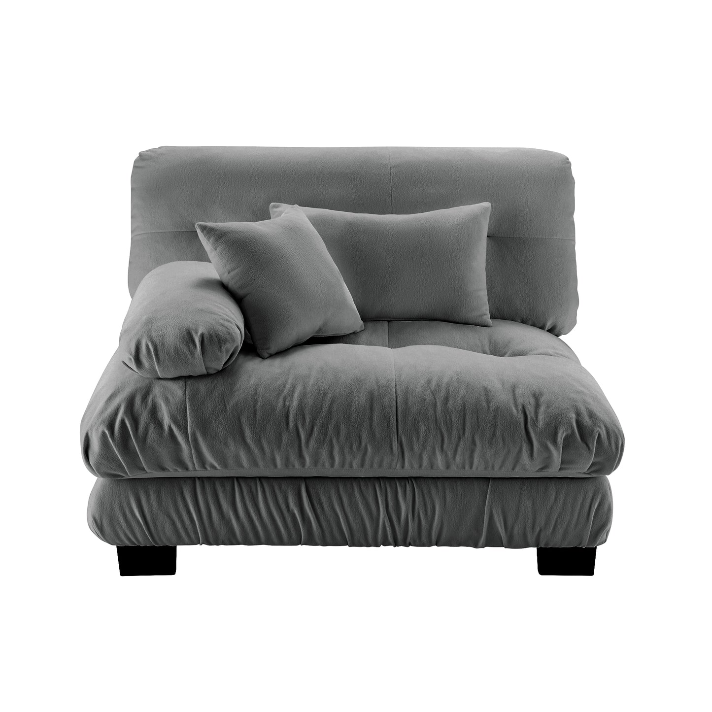 27 Sofa LSF W/2 pillows -Gray