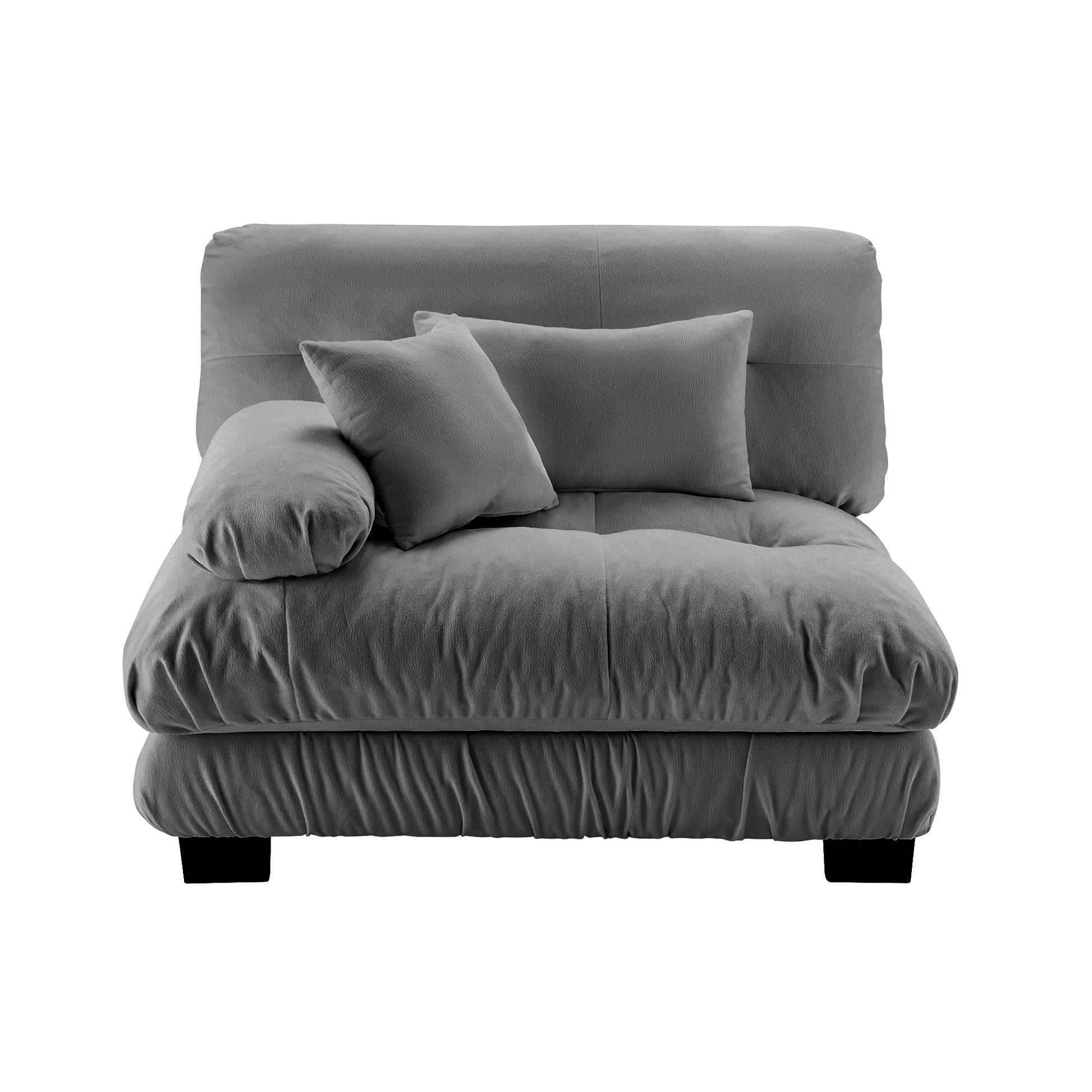 27 Sofa LSF W/2 pillows -Gray