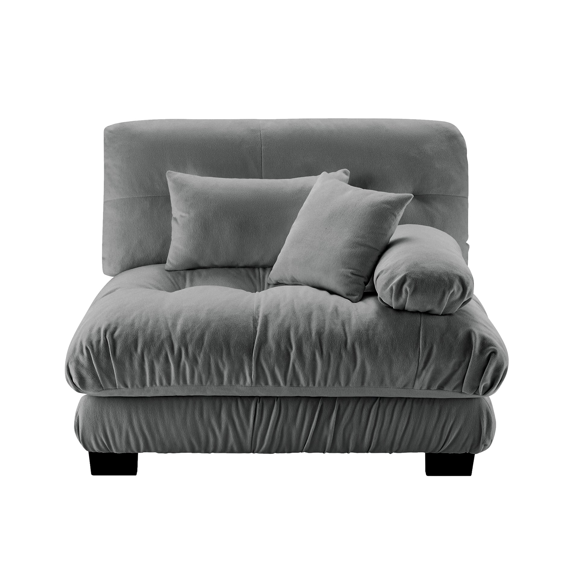 27 Sofa RSF W/2 pillows - Gray
