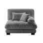 27 Sofa RSF W/2 pillows - Gray