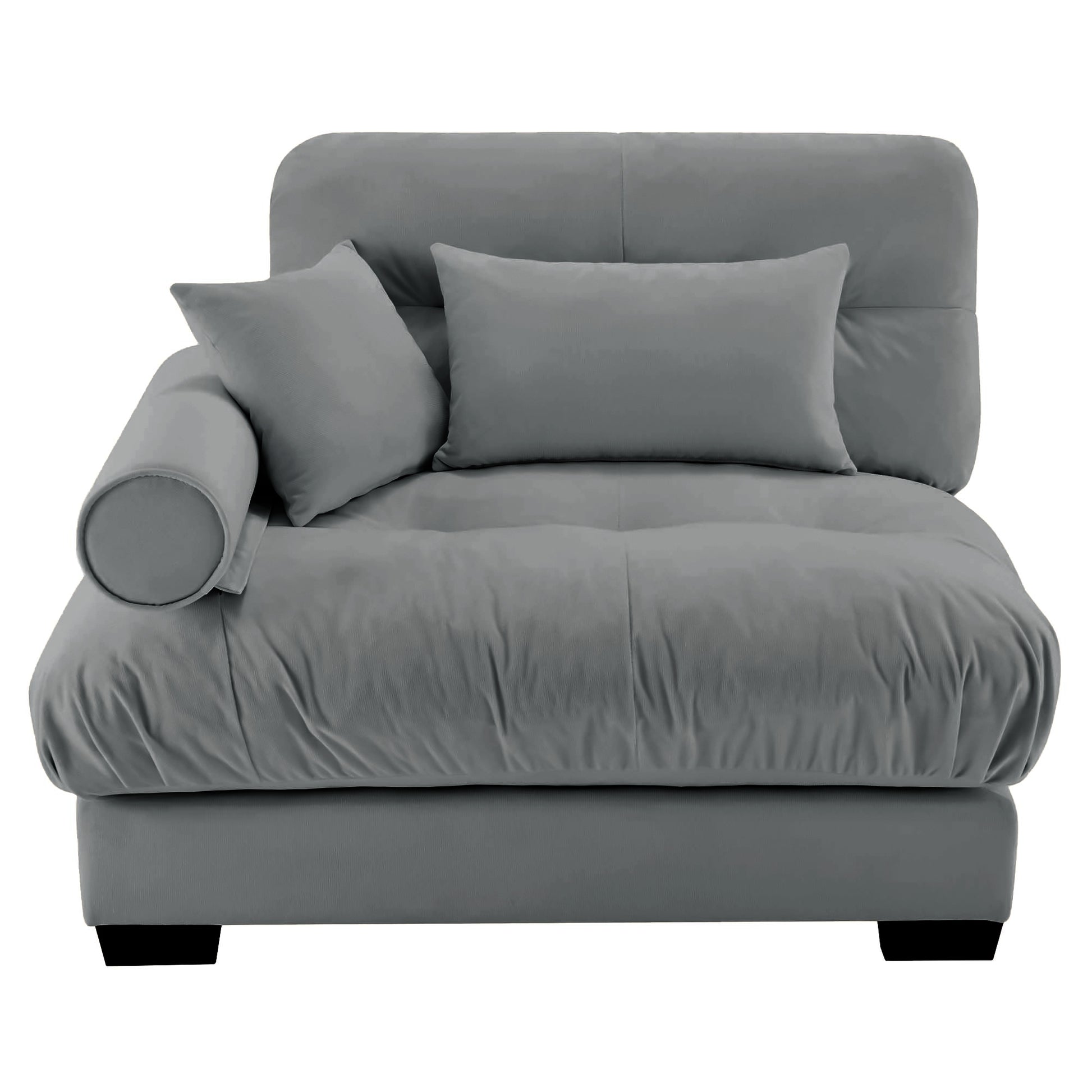 Milano Sofa LSF W/3 pillows - Gray