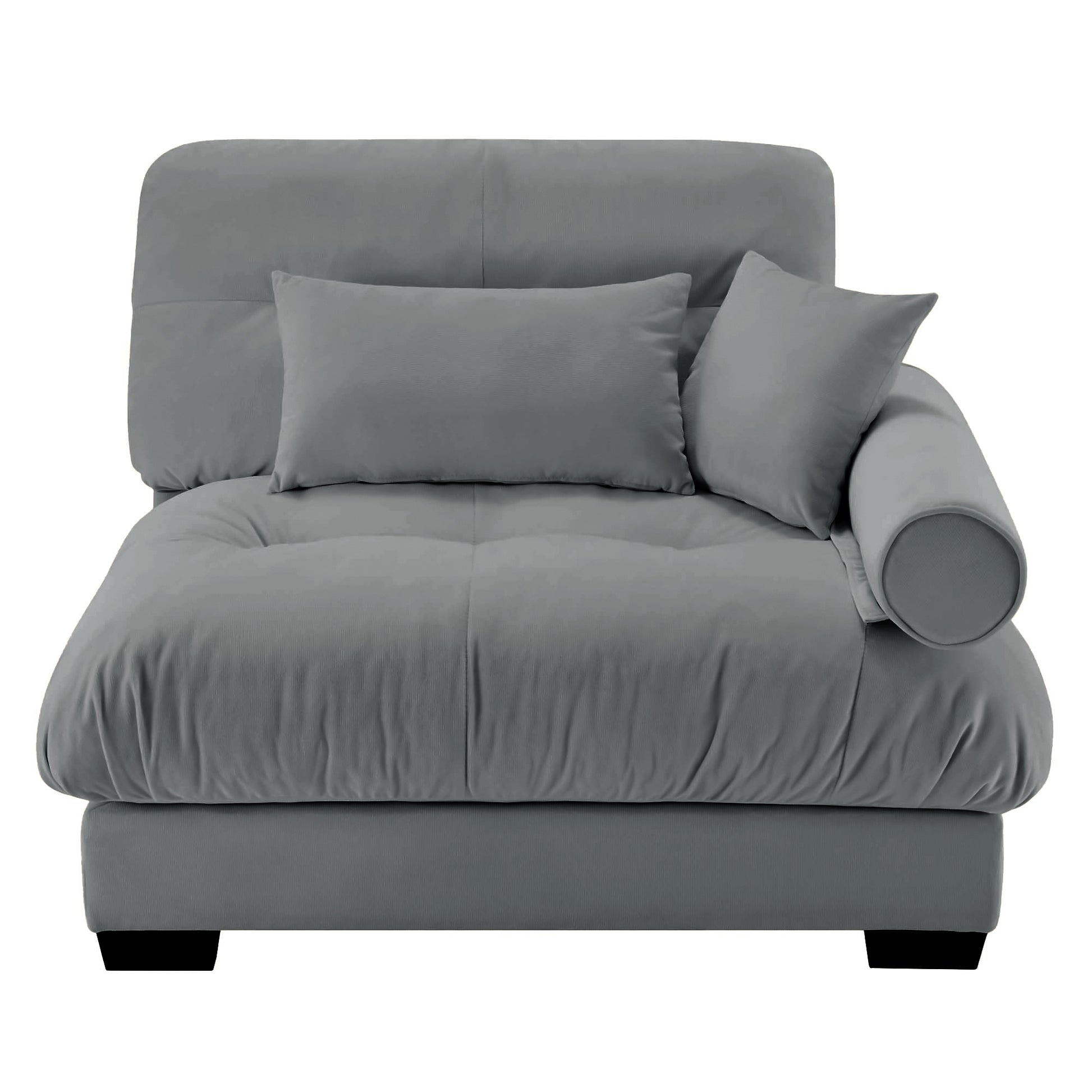 Milano Sofa RSF W/3 pillows - Gray