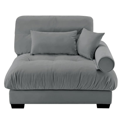 Milano Sofa RSF W/3 pillows - Gray