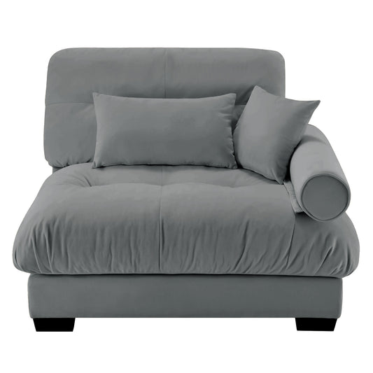 Milano Sofa RSF W/3 pillows - Gray