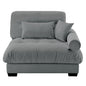 Milano Sofa RSF W/3 pillows - Gray