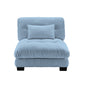 27 Armless Sofa W/1 pillow - Blue