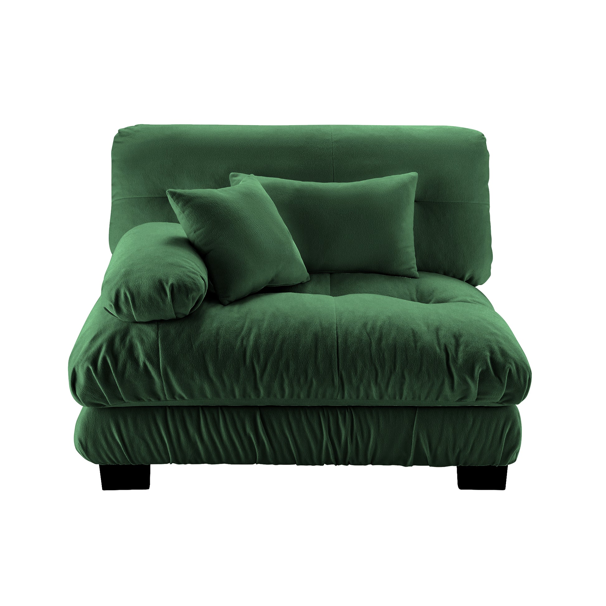 27 Sofa LSF W/2 pillows -Green