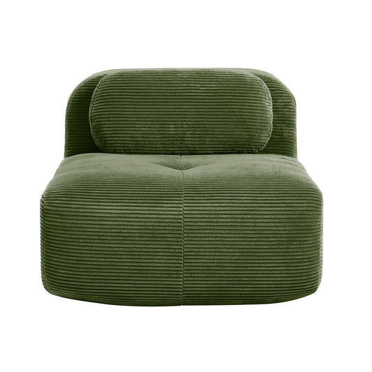 Hamlet LSF&RSF Corner Sofa W/Pillows Corduroy- Olive green
