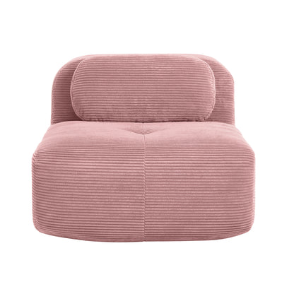 Hamlet LSF&RSF Corner Sofa W/Pillows Corduroy-Pink