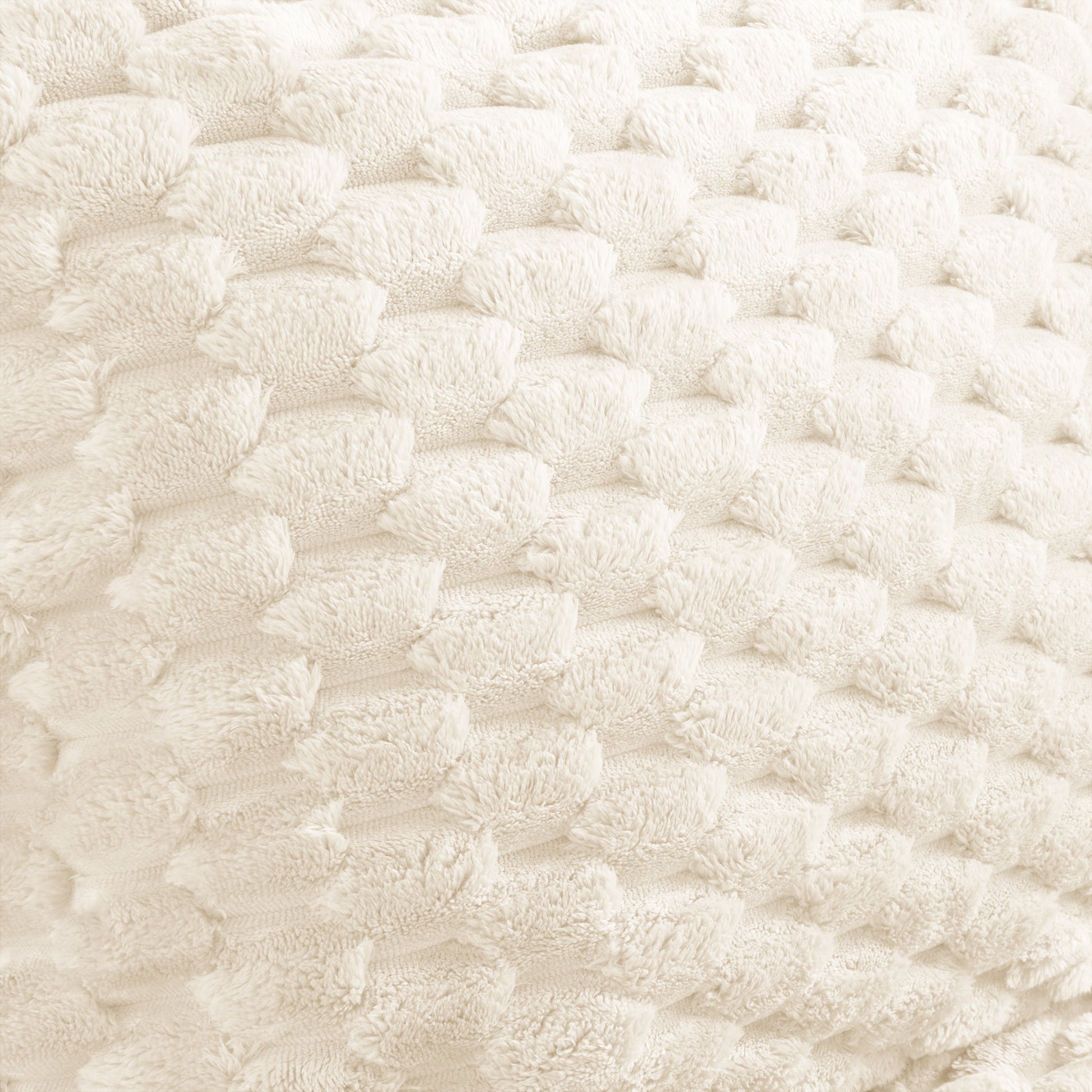 White Modular Sofa - 1 Seat Flannelette Sectional