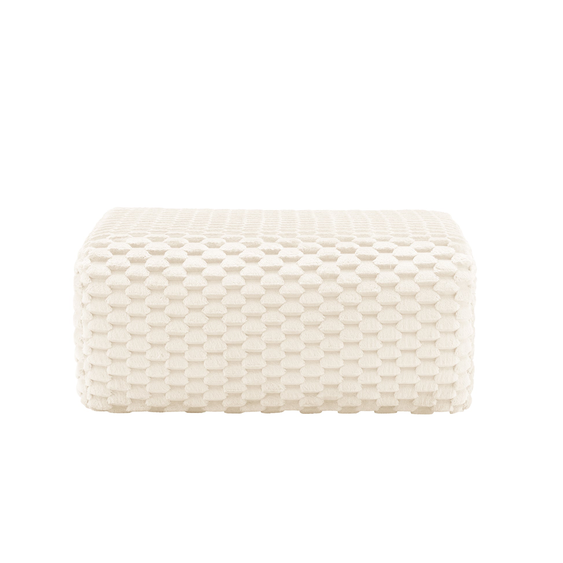 Ottoman Flannelette Fabric-White