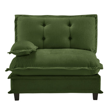 73 LSF Sofa Chenille- Green