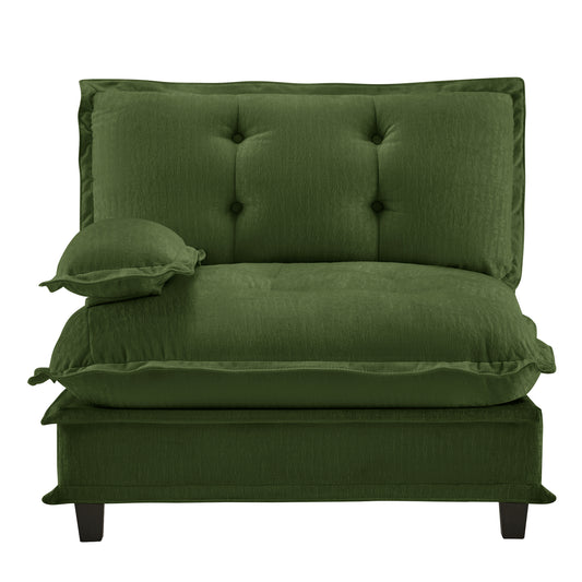 73 LSF Sofa Chenille- Green