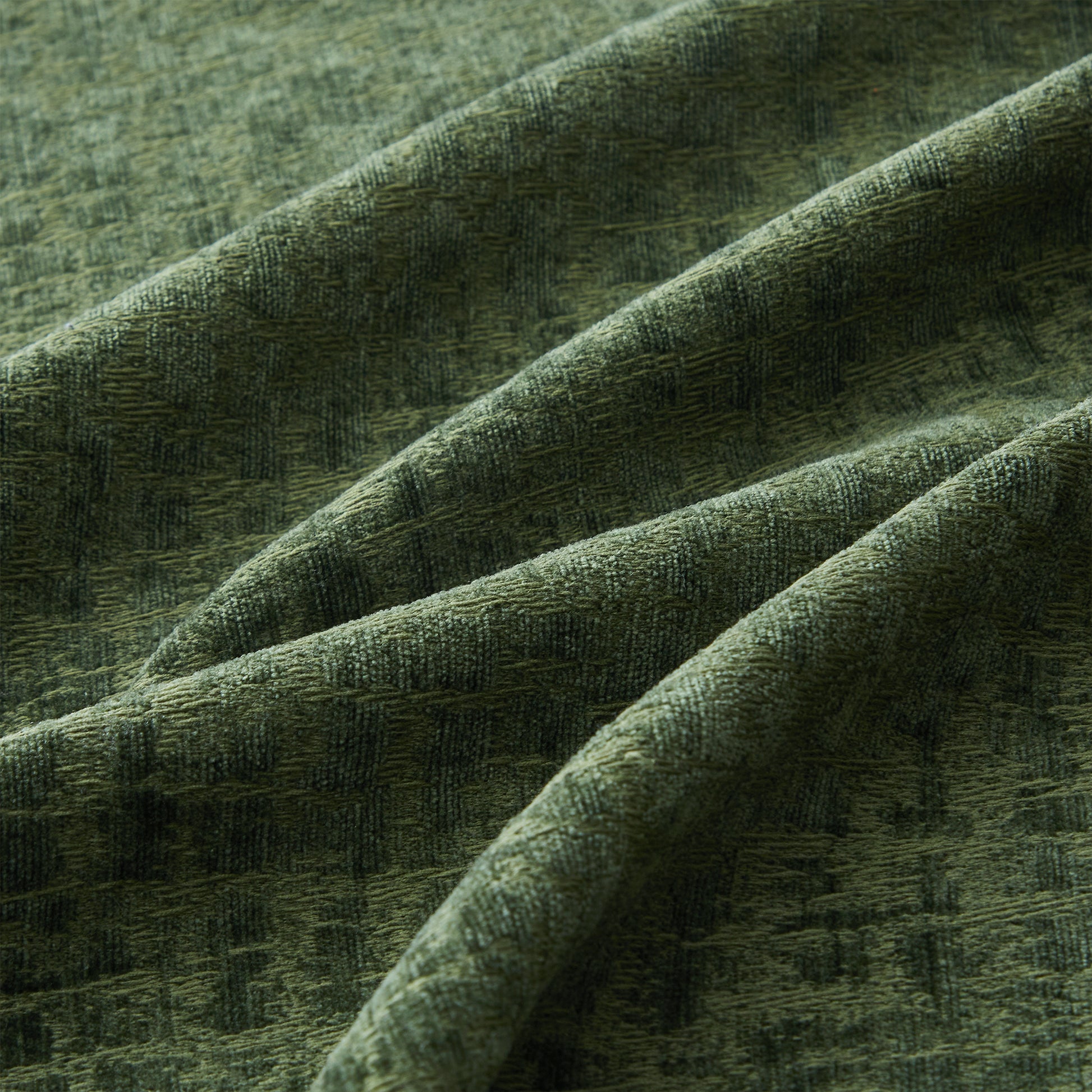 Green Chenille 3-Seat Sofa - 30.71" L for Living Room