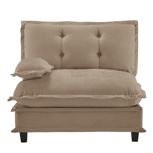 73 LSF Sofa Chenille- Light Brown