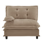 73 LSF Sofa Chenille- Light Brown
