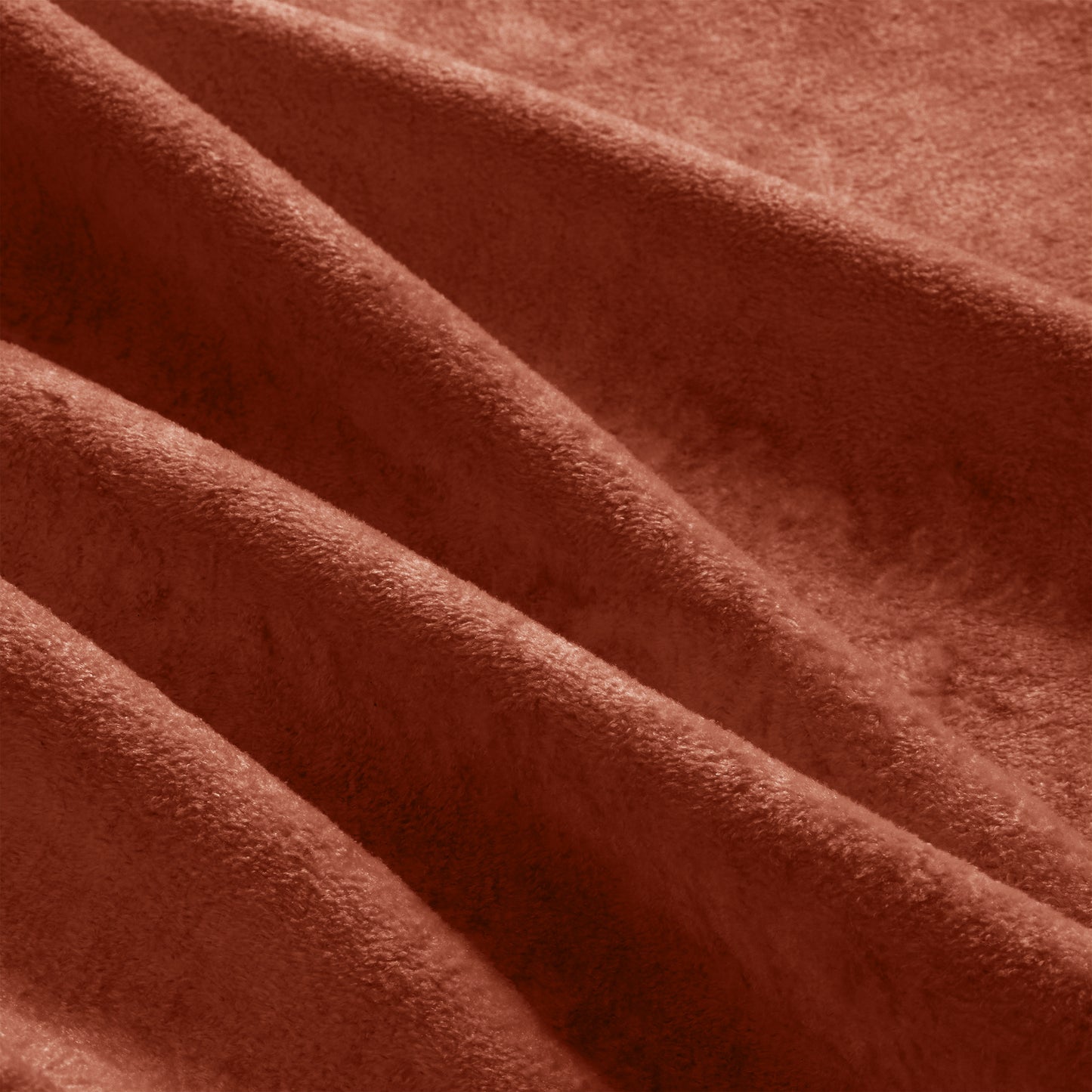 Red Brown Velvet Modular Sofa - 1 Seat