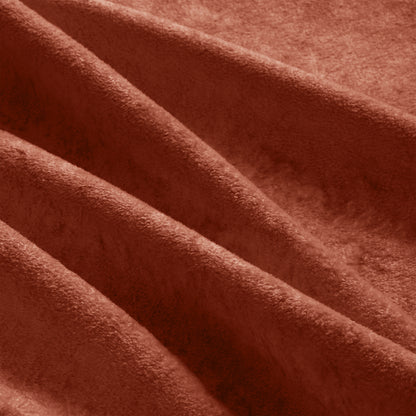 Red Brown Velvet Modular Sofa - 1 Seat