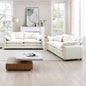 Modern Living Room Sofa Two-Piece Set, Suitable for Living room and Bedroom Sofa Set, Consists of two pieces of 2 Seater Sofa,Beige Corduroy
