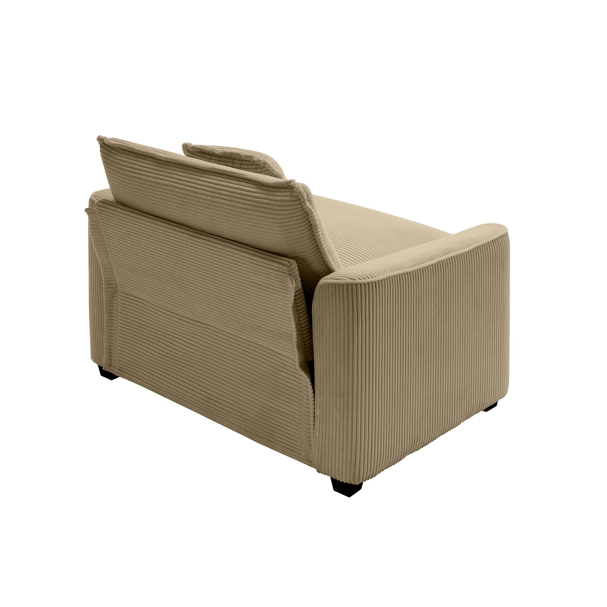 Tan Corduroy Sofa Set - Luxurious Comfort & Style