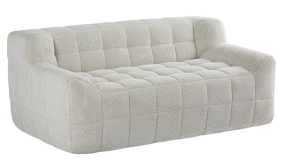 Beige Velvet 2 Seat Sofa - 65" Modular Sofa