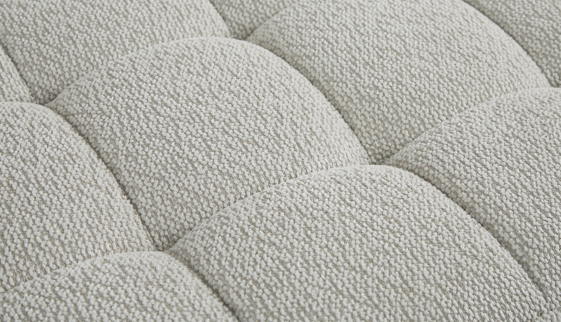 Beige Velvet 2 Seat Sofa - 65" Modular Sofa