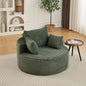 50"L Corduroy Sponge single sofa,No Assembly Required,Fluffy Modern Sleeper Chair for Living room, Bedroom, Lounge and Projection Room(Not a swivel chair.)