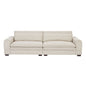 Mid-Century Sofa Couch Modern Upholstered Couch for Livingroom,Bedroom, Apartment, Home Office Beige