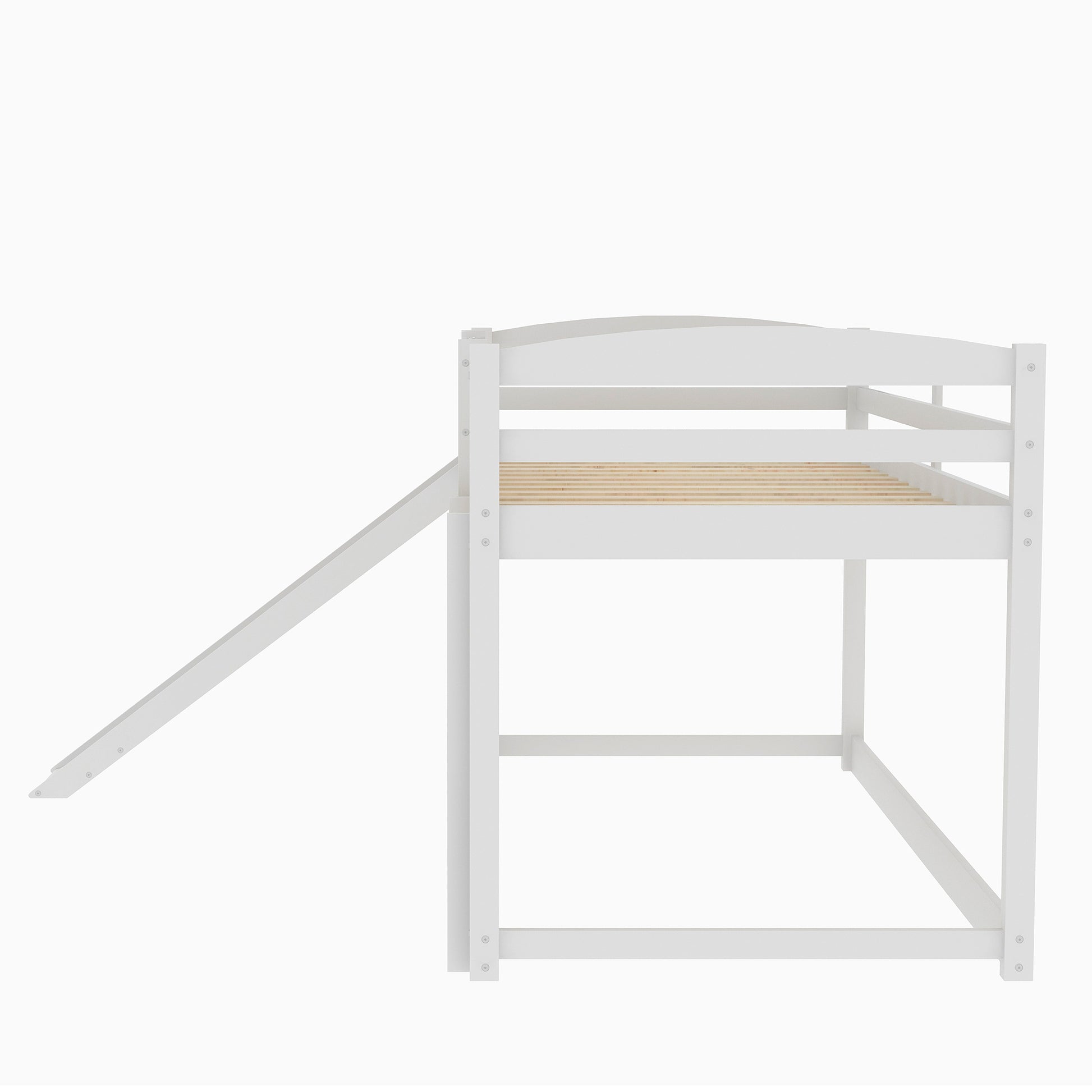 Twin Over Twin Bunk Bed - White Pine Frame