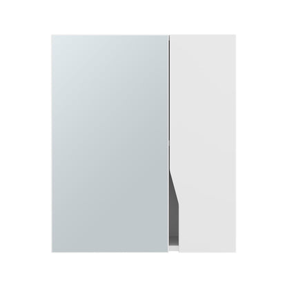 White Medicine Cabinet - 5 Shelf Storage for Bathroom