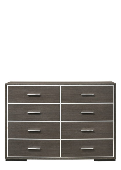 Escher Gray Oak Finish Dresser - 57" Wide Storage Dresser