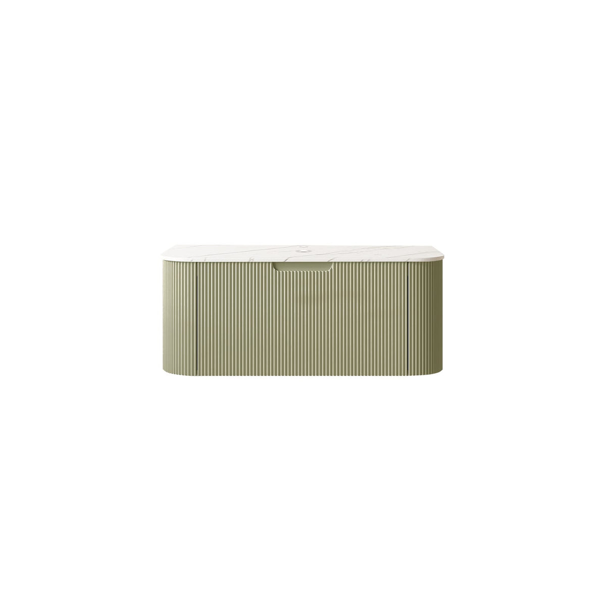 DINA 36" Bathroom Vanity - Light Green Artificial Marble