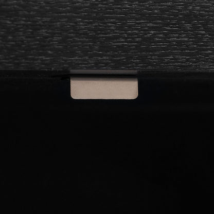 Black MDF Sideboard Buffet Cabinet - 60" Storage Server