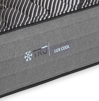 14" Pure Ice Lux Firm Quilted Full Mattress - Black Foam Spring