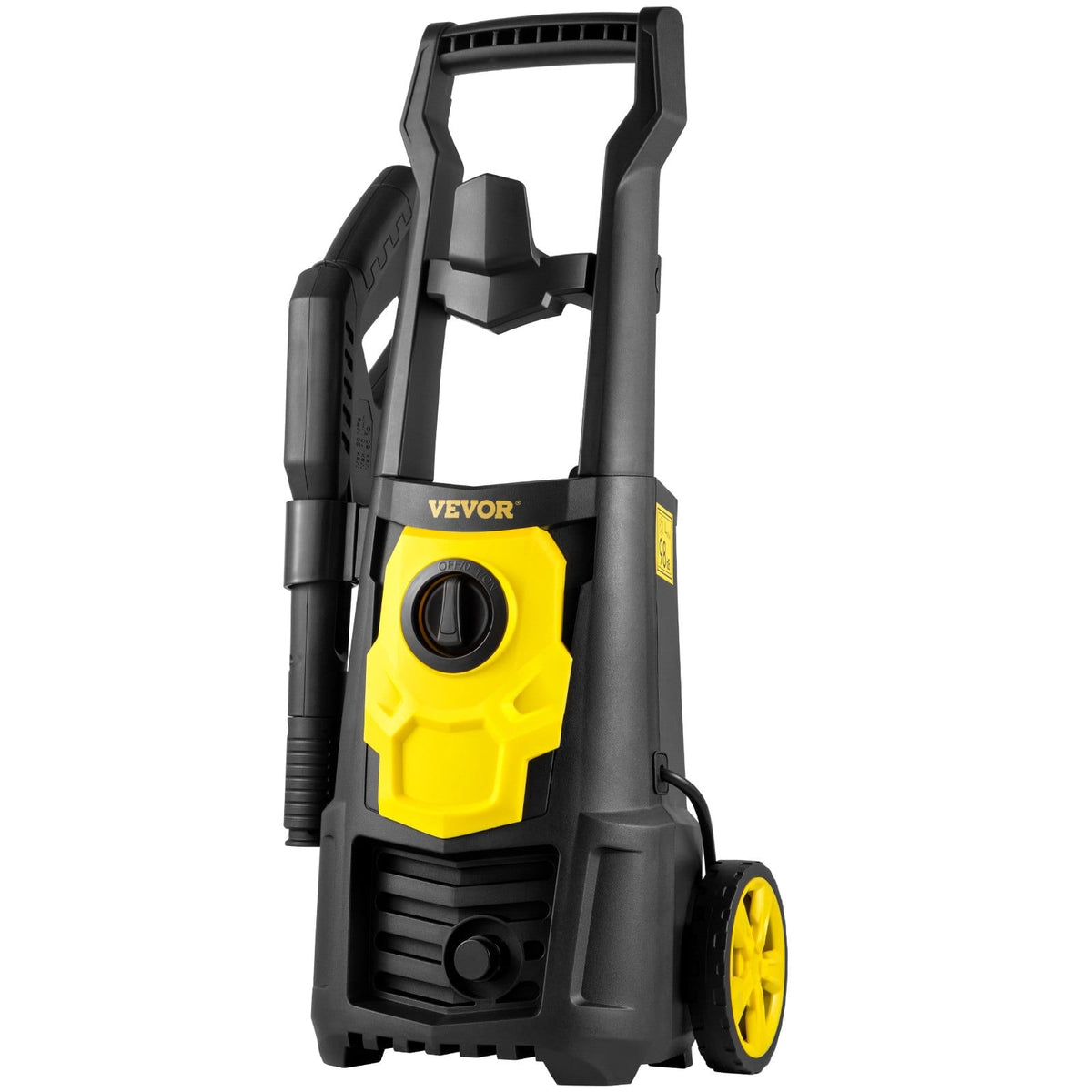Yellow Plastic Power Washer 2000 PSI - 30ft Hose & Nozzles