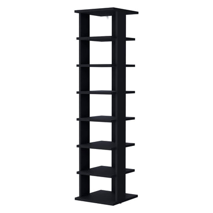 Wenge 7-Tier Tall Shoe Rack - Maximize Storage!