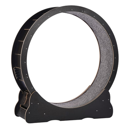 Large Cat Exercise Wheel - Black Treadmill for Indoor Cats