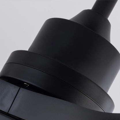 42 Inch Black Ceiling Fan with Lights & Remote - Quiet DC Motor